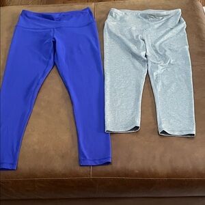 90 Degree By Reflex Women's Leggings - Blue and Gray